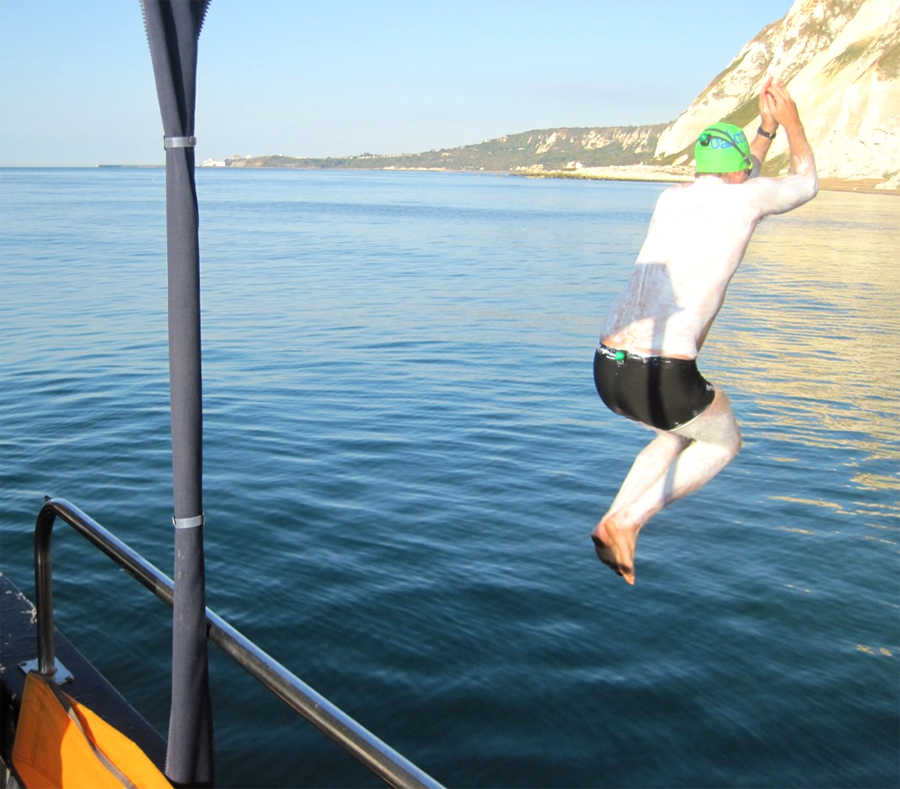 English Channel swim 8